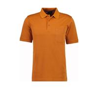 RAGMAN Softknit Regular Fit Poloshirt Kurzarm terra