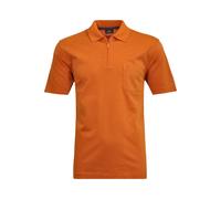 RAGMAN Softknit Regular Fit Poloshirt Kurzarm terra