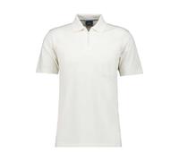RAGMAN Softknit Regular Fit Poloshirt Kurzarm weiss