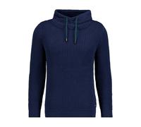 RAGMAN Softknit Regular Fit Pullover mittelblau, Gemustert