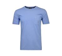 RAGMAN Herren Softknit T-Shirt Rundhals, mit Brusttasche 3XL, Blau-718