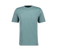 RAGMAN Softknit Regular Fit T-Shirt Rundhals grün, Einfarbig