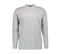 RAGMAN Herren RAGMAN Stehkragenshirt langarm Gr. XXL, Grau-Melange-012