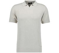 Ragman Herren Strick-Pullover Kurzarm, Resortkragen, Regular Fit, 100% Baumwolle, Ecru, XXL