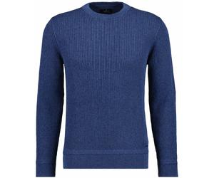 RAGMAN - Strick-Pullover Rundhals Bicolour, Baumwolle/Kaschmir - Gr. - XXL