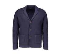 RAGMAN Strickjacke Herren Regular Fit Wolle blau, XXL