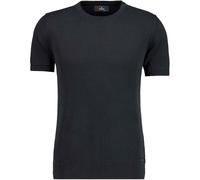 RAGMAN Regular Fit Halbarmpullover schwarz, Einfarbig