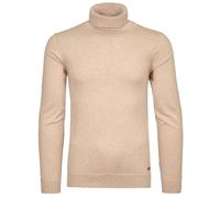 RAGMAN - Strickpullover mit Rollkragen, Baumwolle/Kaschmir beige - Gr. - XXL
