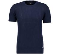 RAGMAN - Strickpullover Rundhals, kurzarm marine - Gr. - L