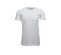 RAGMAN Body Fit T-Shirt Rundhals Doppelpack weiss, Einfarbig