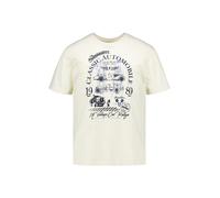 RAGMAN T-Shirt Herren Kurzarm Rundhals Baumwolle beige, M
