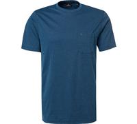 RAGMAN Softknit Regular Fit T-Shirt Rundhals blau, Einfarbig