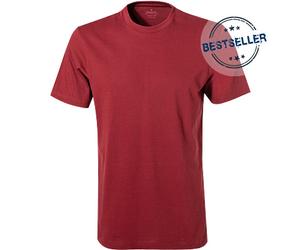 RAGMAN T-Shirt Herren Regular Fit Kurzarm Rundhals Baumwolle rot, M