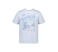 RAGMAN T-Shirt Herren Rundhals Baumwolle blau, M