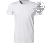 Ragman T-Shirt im 2er-Pack Herren weiß, XXL