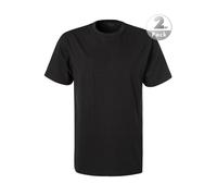 RAGMAN T-Shirts Herren Kurzarm Rundhals Baumwolle schwarz, 2XT = XXL