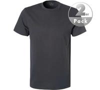 RAGMAN Herren T-Shirt 2er Pack - 1/2 Arm, Unterhemd, Rundhals Dunkelblau M