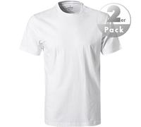 Ragman Herren Doppelpack - 2 T-Shirts mit Rundhals, Weiß, 3XL