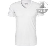 RAGMAN T-Shirt 2er Pkg weiss | XXXL