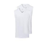 Ragman Tank Top im 2er-Pack Herren weiß, L