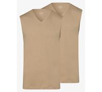 Ragman Unterhemd im 2er-Pack Herren beige, XXL