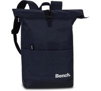 Ragusa-Trade Bench Classic Rolltop Rucksack für Damen & Herren, Daypack, Backpack, 47 x 30 x 14 cm, 19 L Volumen, Dunkelblau