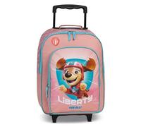 Ragusa-Trade Paw Patrol Chase Marshall Skye Kinder Trolley Kinderkoffer Weichgepäck Polyester 42 x 32 x 16/21 cm - verstellbare und fixierbare Teleskopstange, rosa