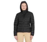 Ragwear Steppjacke Bobie Damen 100% Polyester Schwarz Gr. L abnehmbare Kapuze mit elastischem Bund