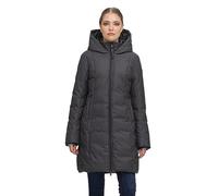 Ragwear AMARRI Damen Frauen Mantel,Parka,Steppmantel,lange Jacke,Stehkragen,wasserdicht,Grau,XL