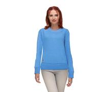 Ragwear AZALLEA Damen Frauen Sweatshirt,Pullover,Pulli,sportlicher Sweater,Hoodie,Rundausschnitt,Blau,XS