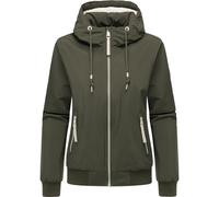 Bomberjacke RAGWEAR "Oggie Warm YOUMODO", Damen, Gr. S (36), olivgrün, Obermaterial: 100% Polyester, Innenfutter: 100% Polyester, Wattierung: 100% Polyester, lässig geschnitten hüftlang, Ärmel ohne Är