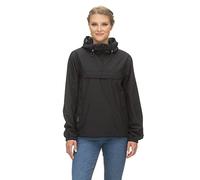 Ragwear CARLENE Damen Frauen Übergangsjacke,Jacke,Windbreaker,Anorak,Regenjacke,Schwarz,S