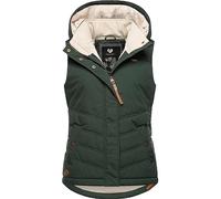Steppweste RAGWEAR "Hesty" Gr. M (38), grün (dunkelgrün) Damen Westen (45077252-M) dunkelgrün