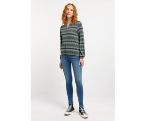 ragwear Damen Blusen SANTICA PRINT pine green Größe M