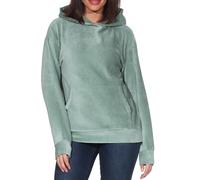 Sweatshirt RAGWEAR "COLBIE CORDY", Damen, Gr. XXL, grün (dusty grün), Sweatware, Obermaterial: 76% Baumwolle, 20% Polyester, 4% Elasthan, unifarben, regular fit normal, Rundhals, Bündchen, Sweatshirts