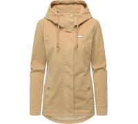 Cordjacke RAGWEAR "Alvena Cordy YOUMODO", Damen, Gr. L (40), sand, Material: 98% Baumwolle, 2% Elasthan; Innenfutter: 100% Polyester, figurumspielend hüftbedeckend, hoch geschlossener Ausschnitt, Ärme