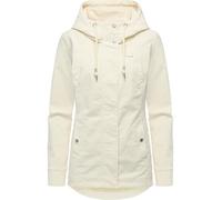 Cordjacke RAGWEAR "Alvena Cordy YOUMODO", Damen, Gr. XXL (44), elfenbeinfarben, Material: 98% Baumwolle, 2% Elasthan; Innenfutter: 100% Polyester, figurumspielend hüftbedeckend, hoch geschlossener Aus