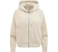 Ragwear Damen Cordjacke weiche Sweatjacke Zip-Hoodie Übergangsjacke aus weichem Kord in Samt-Haptik Corduly Cordy Ecru26 Gr. XXL