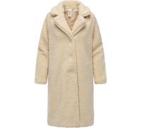 Ragwear Damen elegante lange Plüschjacke Tedyco YOUMODO aus Teddyfleece