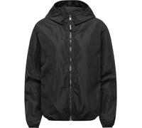 Outdoorjacke RAGWEAR "Vinzie C", Damen, Gr. XXL (44), schwarz, 100% Polyester, casual, lässig geschnitten hüftlang, hoch geschlossener Ausschnitt, Langarm Ärmel ohne Ärmelschlitz elastischer Bund mit 