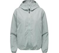 Outdoorjacke RAGWEAR "Vinzie C", Damen, Gr. L (40), grau, 100% Polyester, casual, lässig geschnitten hüftlang, hoch geschlossener Ausschnitt, Langarm Ärmel ohne Ärmelschlitz elastischer Bund mit Gummi