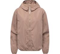 Outdoorjacke RAGWEAR "Vinzie C", Damen, Gr. L (40), lila (mauve), 100% Polyester, casual, lässig geschnitten hüftlang, hoch geschlossener Ausschnitt, Langarm Ärmel ohne Ärmelschlitz elastischer Bund m