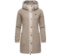 Ragwear Damen Fleecejacke kurze Teddyfleece-Jacke warm mit Kapuze Cousy Bone24 Gr. L