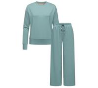 Ragwear Damen Freizeitanzug Zweiteiler-Jogginganzug bestehend aus langer Hose und Pullover Lounge Set Delje YOUMODO Ocean Green Gr. 4XL