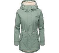 Ragwear Damen gefütterte wasserdichte Winterjacke mit Kapuze Monadis Rainy Warm Dusty Green Gr. 3XL