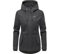 Winterjacke RAGWEAR "Monadde Felt YOUMODO", Damen, Gr. XXXL(46), dunkelgrau, Obermaterial: 100% Polyester, Innenfutter: 100% Polyester, Wattierung: 100% Polyester, Basic, tailliert Po-bedeckend, hoch 