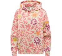 Ragwear Damen Hoodie gemütlicher Pullover mit Verstellbarer Kapuze Pirita Print Pink Combo26 Gr. M