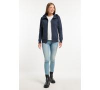 Sweatshirt RAGWEAR "NESKIA ZIP", Damen, Gr. S, blau (navy), Sweatware, Obermaterial: 70% Baumwolle, 30% Polyester, Rundhals, Sweatshirts Sweatshirt (81489636-S) navy