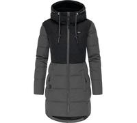 Winterjacke RAGWEAR "Ashani Block Intl.", Damen, Gr. XXL (44), grau, Obermaterial 1: 100% Polyester; Obermaterial 2: 100% Polyester; Innenfutter: 100% Polyester; Wattierung: 100% Polyester; Ärmelfutte