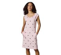 Sommerkleid RAGWEAR "Penellope Print YOUMODO", Damen, Gr. S (36), Normalgrößen, marshmallow, Sweatware, 100% Baumwolle, tailliert ca. Mitte Oberschenkel, Rundhals, mit Umschlag Umschlagbund, Kleider S